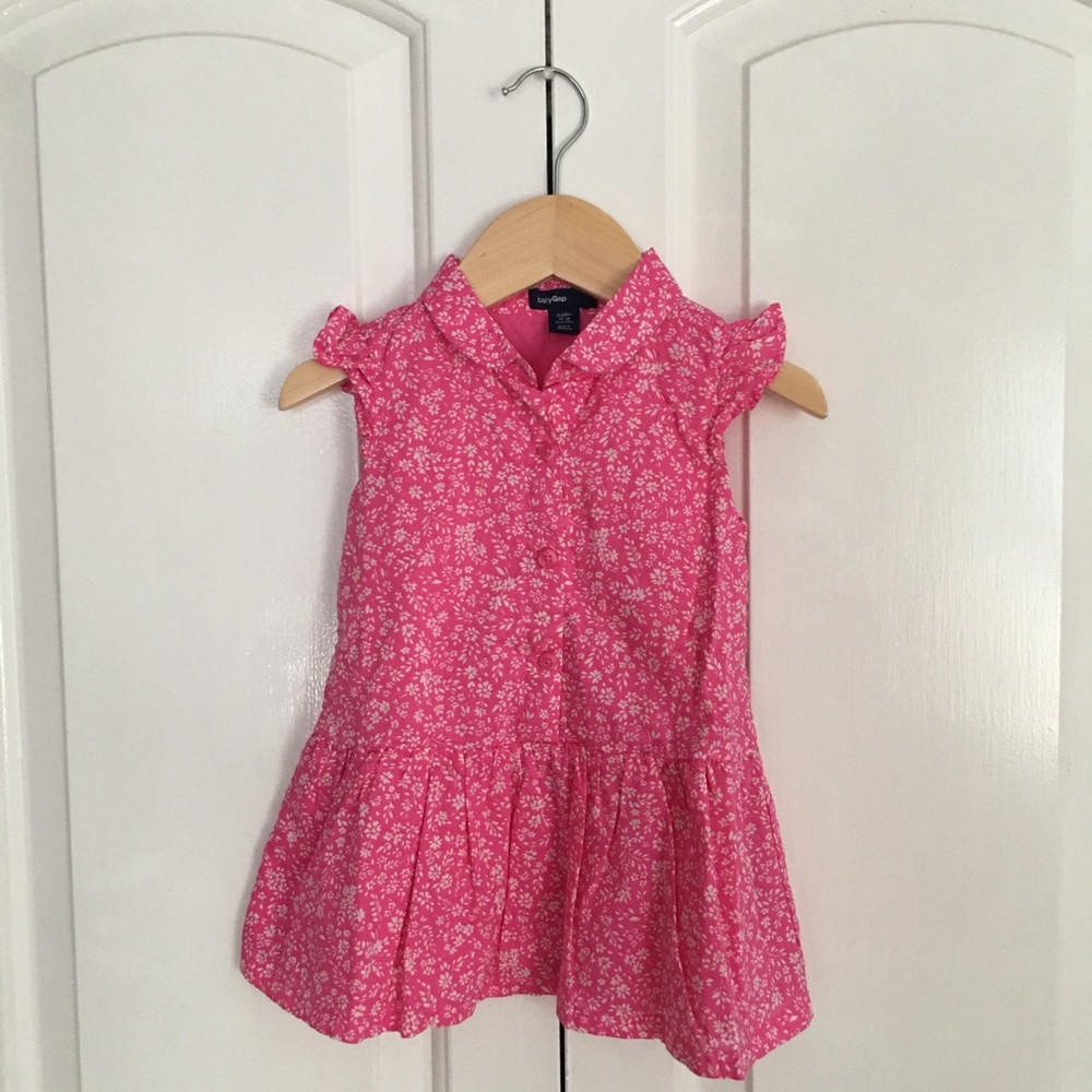 BabyGap Pink Floral Dress